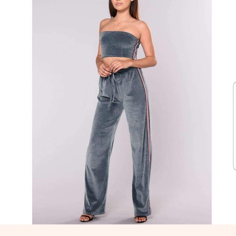 Two Piece Crop Top + Pants